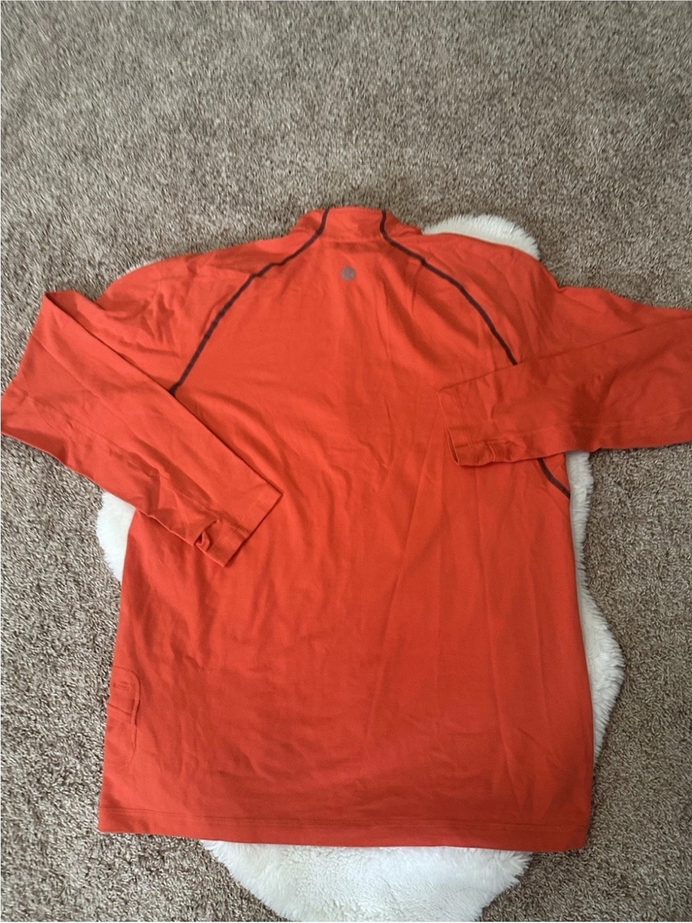 lululemon athletica Men's Long-Sleeve Shirt Jacket in Bright Orange